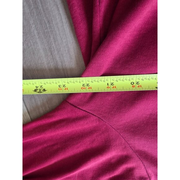 L.L. Bean Mens Long Sleeve Polo Shirt Size XL Raspberry Cotton - Picture 7 of 7